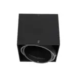 GLOBOSTAR® MAGMA 60626 Μοντέρνο Φωτιστικό Οροφής με Ντουί 1 x GU10 AC 220-240V IP20 - Μαύρο - Μ15 x Π15 x Υ13cm - Image 3