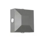 kelvo® ARKOS KLV-101-0111 Φωτιστικό Τοίχου / Απλίκα LED 8W 840lm 15° AC 220-240V Αδιάβροχο IP65 Θερμό Λευκό 2700K - CREE SMD Chip & TÜV SÜD Driver - Γκρι Ανθρακί Ματ - Μ14 x Π5.5 x Υ14cm - 5 Χρόνια Εγγύηση - Image 3
