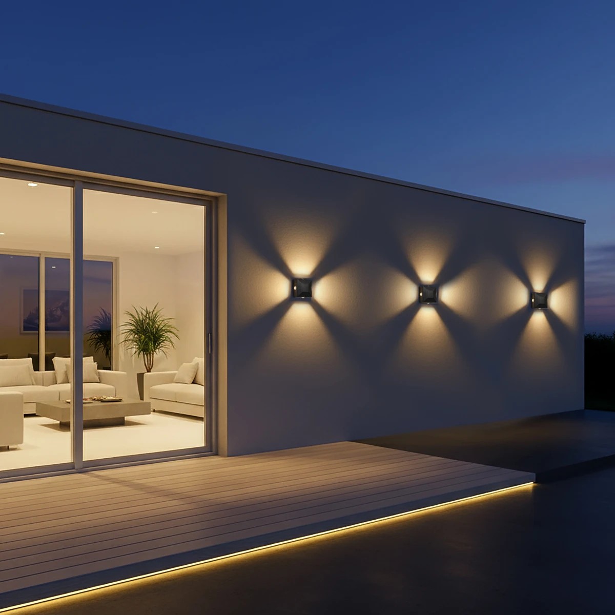 60649_1 kelvo® ARKOS KLV-101-0110 Φωτιστικό Τοίχου / Απλίκα LED 8W 840lm 15° AC 220-240V Αδιάβροχο IP65 Θερμό Λευκό 2700K - CREE SMD Chip & TÜV SÜD Driver - Μαύρο Ματ - Μ14 x Π5.5 x Υ14cm - 5 Χρόνια Εγγύηση - Image 1