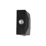 kelvo® ARKOS KLV-101-0110 Φωτιστικό Τοίχου / Απλίκα LED 8W 840lm 15° AC 220-240V Αδιάβροχο IP65 Θερμό Λευκό 2700K - CREE SMD Chip & TÜV SÜD Driver - Μαύρο Ματ - Μ14 x Π5.5 x Υ14cm - 5 Χρόνια Εγγύηση - Image 5