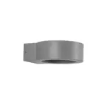 kelvo® AURA KLV-101-0114 Φωτιστικό Τοίχου / Απλίκα LED 7W 875lm 45° AC 220-240V Αδιάβροχο IP65 Θερμό Λευκό 2700K - Bridgelux COB Chip & TÜV SÜD Driver - Γκρι Ανθρακί Ματ - Μ15 x Π13 x Υ4.5cm - 5 Χρόνια Εγγύηση - Image 5