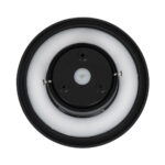 GLOBOSTAR® HELIO-R 60659 Μοντέρνο Φωτιστικό Τοίχου - Απλίκα LED 7W 700lm 120° AC 220-240V Αδιάβροχο IP65 Θερμό Λευκό 2700K - Lumileds SMD Chip & TÜV SÜD Driver - Μαύρο Ματ - Μ16 x Π5 x Υ16cm - 5 Χρόνια Εγγύηση - Image 5