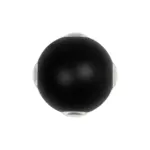 GLOBOSTAR® VEGA 60673 Μοντέρνο Φωτιστικό Τοίχου - Απλίκα LED 12W 1500lm 30° AC 220-240V Αδιάβροχο IP65 Θερμό Λευκό 2700K - Bridgelux COB Chip & TÜV SÜD Driver - Μαύρο Ματ - Μ10 x Π7.5 x Υ10cm - 5 Χρόνια Εγγύηση - Image 3