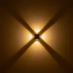 GLOBOSTAR® VEGA 60673 Μοντέρνο Φωτιστικό Τοίχου - Απλίκα LED 12W 1500lm 30° AC 220-240V Αδιάβροχο IP65 Θερμό Λευκό 2700K - Bridgelux COB Chip & TÜV SÜD Driver - Μαύρο Ματ - Μ10 x Π7.5 x Υ10cm - 5 Χρόνια Εγγύηση - Image 6
