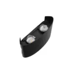 GLOBOSTAR® SIXOAD 60677 Μοντέρνο Φωτιστικό Τοίχου - Απλίκα LED 8W 1000lm 30° AC 220-240V Αδιάβροχο IP65 Θερμό Λευκό 2700K - CREE XPE Chip & TÜV SÜD Driver - Μαύρο Ματ - Μ12 x Π4 x Υ8cm - 5 Χρόνια Εγγύηση - Image 6