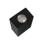 GLOBOSTAR® HIKARI 60685 Μοντέρνο Φωτιστικό Τοίχου - Απλίκα LED 4W 500lm 30° AC 220-240V Αδιάβροχο IP65 Θερμό Λευκό 2700K - CREE XPE Chip & TÜV SÜD Driver - Μαύρο Ματ - Μ6 x Π4 x Υ10.5cm - 5 Χρόνια Εγγύηση - Image 6