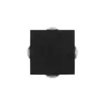 GLOBOSTAR® HIKARI 60686 Μοντέρνο Φωτιστικό Τοίχου - Απλίκα LED 8W 1000lm 30° AC 220-240V Αδιάβροχο IP65 Θερμό Λευκό 2700K - CREE XPE Chip & TÜV SÜD Driver - Μαύρο Ματ - Μ9 x Π4 x Υ9cm - 5 Χρόνια Εγγύηση - Image 3