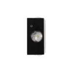 GLOBOSTAR® HIKARI 60686 Μοντέρνο Φωτιστικό Τοίχου - Απλίκα LED 8W 1000lm 30° AC 220-240V Αδιάβροχο IP65 Θερμό Λευκό 2700K - CREE XPE Chip & TÜV SÜD Driver - Μαύρο Ματ - Μ9 x Π4 x Υ9cm - 5 Χρόνια Εγγύηση - Image 4