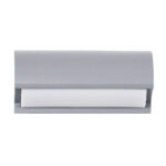 GLOBOSTAR® HORIZON 60692 Μοντέρνο Φωτιστικό Τοίχου - Απλίκα LED 15W 1575lm 120° AC 220-240V Αδιάβροχο IP65 Φυσικό Λευκό 4500K - Bridgelux SMD Chip - Γκρι Ματ - Μ23.5 x Π11 x Υ10cm - 3 Χρόνια Εγγύηση - Image 3