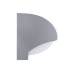 GLOBOSTAR® HORIZON 60692 Μοντέρνο Φωτιστικό Τοίχου - Απλίκα LED 15W 1575lm 120° AC 220-240V Αδιάβροχο IP65 Φυσικό Λευκό 4500K - Bridgelux SMD Chip - Γκρι Ματ - Μ23.5 x Π11 x Υ10cm - 3 Χρόνια Εγγύηση - Image 4