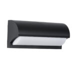 GLOBOSTAR® HORIZON 60693 Μοντέρνο Φωτιστικό Τοίχου - Απλίκα LED 15W 1575lm 120° AC 220-240V Αδιάβροχο IP65 Φυσικό Λευκό 4500K - Bridgelux SMD Chip - Μαύρο Ματ - Μ23.5 x Π11 x Υ10cm - 3 Χρόνια Εγγύηση - Image 2