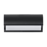 GLOBOSTAR® HORIZON 60693 Μοντέρνο Φωτιστικό Τοίχου - Απλίκα LED 15W 1575lm 120° AC 220-240V Αδιάβροχο IP65 Φυσικό Λευκό 4500K - Bridgelux SMD Chip - Μαύρο Ματ - Μ23.5 x Π11 x Υ10cm - 3 Χρόνια Εγγύηση - Image 3
