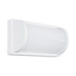 GLOBOSTAR® CELESTIAL 60694 Μοντέρνο Φωτιστικό Τοίχου - Απλίκα LED 15W 1575lm 120° AC 220-240V Αδιάβροχο IP65 Φυσικό Λευκό 4500K - Bridgelux SMD Chip - Λευκό Ματ - Μ26 x Π9 x Υ13.5cm - 3 Χρόνια Εγγύηση - Image 2