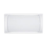 GLOBOSTAR® CELESTIAL 60694 Μοντέρνο Φωτιστικό Τοίχου - Απλίκα LED 15W 1575lm 120° AC 220-240V Αδιάβροχο IP65 Φυσικό Λευκό 4500K - Bridgelux SMD Chip - Λευκό Ματ - Μ26 x Π9 x Υ13.5cm - 3 Χρόνια Εγγύηση - Image 3