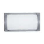 GLOBOSTAR® CELESTIAL 60695 Μοντέρνο Φωτιστικό Τοίχου - Απλίκα LED 15W 1575lm 120° AC 220-240V Αδιάβροχο IP65 Φυσικό Λευκό 4500K - Bridgelux SMD Chip - Γκρι Ματ - Μ26 x Π9 x Υ13.5cm - 3 Χρόνια Εγγύηση - Image 3