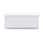 GLOBOSTAR® CITYSCAPE 60697 Μοντέρνο Φωτιστικό Τοίχου - Απλίκα LED 18W 1890lm 120° AC 220-240V Αδιάβροχο IP65 Φυσικό Λευκό 4500K - Bridgelux SMD Chip - Λευκό Ματ - Μ23.5 x Π11 x Υ10cm - 3 Χρόνια Εγγύηση - Image 3