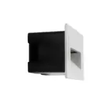 kelvo® STEPART KLV-101-0082 Χωνευτό Φωτιστικό Σκαλοπατιού / Διαδρόμου LED 3W 375lm 45° AC 220-240V Αδιάβροχο IP65 Θερμό Λευκό 2700K - Lumileds SMD Chip & TÜV SÜD Driver - Λευκό Ματ - Μ10.5 x Π4.5 x Υ6cm / Q9.1 x 4.5cm - 5 Χρόνια Εγγύηση - Image 5