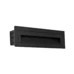 kelvo® STEPART KLV-101-0086 Χωνευτό Φωτιστικό Σκαλοπατιού / Διαδρόμου LED 4W 500lm 45° AC 220-240V Αδιάβροχο IP65 Θερμό Λευκό 2700K - Lumileds SMD Chip & TÜV SÜD Driver - Μαύρο Ματ - Μ21 x Π5.5 x Υ6.5cm / Q20.3 x 5.6cm - 5 Χρόνια Εγγύηση - Image 3