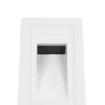 kelvo® STEPART KLV-101-0091 Χωνευτό Φωτιστικό Σκαλοπατιού / Διαδρόμου LED 3W 375lm 45° AC 220-240V Αδιάβροχο IP65 Θερμό Λευκό 2700K - Lumileds SMD Chip & TÜV SÜD Driver - Λευκό Ματ - Μ6 x Π5.5 x Υ10cm / Q5 x 9.6cm - 5 Χρόνια Εγγύηση - Image 6