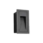 kelvo® STEPART KLV-101-0090 Χωνευτό Φωτιστικό Σκαλοπατιού / Διαδρόμου LED 3W 375lm 45° AC 220-240V Αδιάβροχο IP65 Θερμό Λευκό 2700K - Lumileds SMD Chip & TÜV SÜD Driver - Γκρι Ανθρακί Ματ - Μ6 x Π5.5 x Υ10cm / Q5 x 9.6cm - 5 Χρόνια Εγγύηση - Image 3