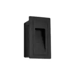 kelvo® STEPART KLV-101-0089 Χωνευτό Φωτιστικό Σκαλοπατιού / Διαδρόμου LED 3W 375lm 45° AC 220-240V Αδιάβροχο IP65 Θερμό Λευκό 2700K - Lumileds SMD Chip & TÜV SÜD Driver - Μαύρο Ματ - Μ6 x Π5.5 x Υ10cm / Q5 x 9.6cm - 5 Χρόνια Εγγύηση - Image 3