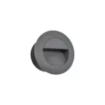 kelvo® STEPART KLV-101-0075 Χωνευτό Φωτιστικό Σκαλοπατιού / Διαδρόμου LED 3W 375lm 45° AC 220-240V Αδιάβροχο IP65 Θερμό Λευκό 2700K - Lumileds SMD Chip & TÜV SÜD Driver - Γκρι Ανθρακί Ματ - Μ8.3 x Π4.5 x Υ8.3cm / Q6.6 x 6.6cm - 5 Χρόνια Εγγύηση - Image 3