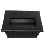 kelvo® STEPART KLV-101-0083 Χωνευτό Φωτιστικό Σκαλοπατιού / Διαδρόμου LED 3W 375lm 45° AC 220-240V Αδιάβροχο IP65 Θερμό Λευκό 2700K - Lumileds SMD Chip & TÜV SÜD Driver - Μαύρο Ματ - Μ11.5 x Π5.3 x Υ8.3cm / Q10.6 x 7.6cm - 5 Χρόνια Εγγύηση - Image 6