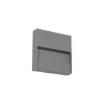 kelvo® STEPART KLV-101-0105 Φωτιστικό Σκαλοπατιού / Διαδρόμου LED 4W 500lm 45° AC 220-240V Αδιάβροχο IP65 Θερμό Λευκό 2700K - Lumileds SMD Chip & TÜV SÜD Driver - Γκρι Ανθρακί Ματ - Μ15 x Π3.5 x Υ15cm - 5 Χρόνια Εγγύηση - Image 3