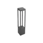 kelvo® GREMO KLV-101-0124 Φωτιστικό Κολωνάκι Κήπου LED 7W 875lm 45° AC 220-240V Αδιάβροχο IP65 Θερμό Λευκό 2700K - Bridgelux COB Chip & TÜV SÜD Driver - Γκρι Ανθρακί Ματ - Μ15 x Π15 x Υ80.5cm - 5 Χρόνια Εγγύηση - Image 5