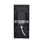 GLOBOSTAR® LOFT 60759 Μοντέρνο Φωτιστικό Τοίχου - Απλίκα LED 18W 1890lm 120° AC 220-240V Αδιάβροχο IP65 Φυσικό Λευκό 4500K - Bridgelux SMD Chip - Γκρι Ματ - Μ24.5 x Π11 x Υ9.5cm - 3 Χρόνια Εγγύηση - Image 6