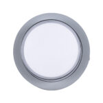 GLOBOSTAR® NEXUS 60762 Μοντέρνο Φωτιστικό Τοίχου - Απλίκα LED 10W 1050lm 120° AC 220-240V Αδιάβροχο IP65 Φυσικό Λευκό 4500K - Bridgelux SMD Chip - Γκρι - Μ17 x Π17 x Υ9cm - 3 Χρόνια Εγγύηση - Image 3