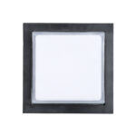 GLOBOSTAR® NEXUS 60767 Μοντέρνο Φωτιστικό Τοίχου - Απλίκα LED 10W 1050lm 120° AC 220-240V Αδιάβροχο IP65 Φυσικό Λευκό 4500K - Bridgelux SMD Chip - Μαύρο Ματ - Μ17 x Π17 x Υ9cm - 3 Χρόνια Εγγύηση - Image 3