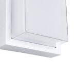 GLOBOSTAR® NEXUS 60769 Μοντέρνο Φωτιστικό Τοίχου - Απλίκα LED 10W 1050lm 120° AC 220-240V Αδιάβροχο IP65 Φυσικό Λευκό 4500K - Bridgelux SMD Chip - Λευκό Ματ - Μ17 x Π17 x Υ9cm - 3 Χρόνια Εγγύηση - Image 5