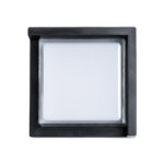 GLOBOSTAR® APEX 60770 Μοντέρνο Φωτιστικό Τοίχου - Απλίκα LED 10W 1050lm 120° AC 220-240V Αδιάβροχο IP65 Φυσικό Λευκό 4500K - Bridgelux SMD Chip - Μαύρο Ματ - Μ17 x Π17 x Υ9cm - 3 Χρόνια Εγγύηση - Image 4