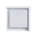 GLOBOSTAR® APEX 60772 Μοντέρνο Φωτιστικό Τοίχου - Απλίκα LED 10W 1050lm 120° AC 220-240V Αδιάβροχο IP65 Φυσικό Λευκό 4500K - Bridgelux SMD Chip - Λευκό Ματ - Μ17 x Π17 x Υ9cm - 3 Χρόνια Εγγύηση - Image 4