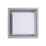 GLOBOSTAR® MAJESTIC 60774 Μοντέρνο Φωτιστικό Τοίχου - Απλίκα LED 10W 1050lm 120° AC 220-240V Αδιάβροχο IP65 Φυσικό Λευκό 4500K - Bridgelux SMD Chip - Γκρι - Μ17 x Π17 x Υ9cm - 3 Χρόνια Εγγύηση - Image 3
