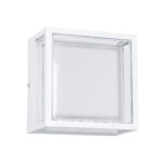 GLOBOSTAR® MAJESTIC 60775 Μοντέρνο Φωτιστικό Τοίχου - Απλίκα LED 10W 1050lm 120° AC 220-240V Αδιάβροχο IP65 Φυσικό Λευκό 4500K - Bridgelux SMD Chip - Λευκό Ματ - Μ17 x Π17 x Υ9cm - 3 Χρόνια Εγγύηση - Image 2