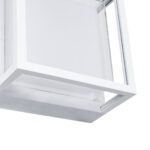 GLOBOSTAR® MAJESTIC 60775 Μοντέρνο Φωτιστικό Τοίχου - Απλίκα LED 10W 1050lm 120° AC 220-240V Αδιάβροχο IP65 Φυσικό Λευκό 4500K - Bridgelux SMD Chip - Λευκό Ματ - Μ17 x Π17 x Υ9cm - 3 Χρόνια Εγγύηση - Image 5