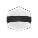 GLOBOSTAR® EMPIRE 60780 Μοντέρνο Φωτιστικό Τοίχου - Απλίκα LED 12W 1260lm 120° AC 220-240V Αδιάβροχο IP65 Φυσικό Λευκό 4500K - Bridgelux SMD Chip & TÜV SÜD Driver - Μαύρο Ματ - Μ18.5 x Π10 x Υ17.5cm - 3 Χρόνια Εγγύηση - Image 3