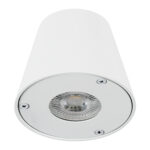 GLOBOSTAR® GARDENIA 60793 Μοντέρνο Φωτιστικό Τοίχου - Απλίκα με Ντουί 1 x GU10 AC 220-240V Αδιάβροχο IP65 - Λευκό Ματ - Μ9.5 x Π13 x Υ7.7cm - Image 4
