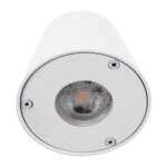 GLOBOSTAR® GARDENIA 60793 Μοντέρνο Φωτιστικό Τοίχου - Απλίκα με Ντουί 1 x GU10 AC 220-240V Αδιάβροχο IP65 - Λευκό Ματ - Μ9.5 x Π13 x Υ7.7cm - Image 6