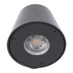 GLOBOSTAR® GARDENIA 60794 Μοντέρνο Φωτιστικό Τοίχου - Απλίκα με Ντουί 1 x GU10 AC 220-240V Αδιάβροχο IP65 - Γκρι Ανθρακί Ματ - Μ9.5 x Π13 x Υ7.7cm - Image 6