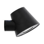 GLOBOSTAR® GARDENIA 60795 Μοντέρνο Φωτιστικό Τοίχου - Απλίκα με Ντουί 1 x GU10 AC 220-240V Αδιάβροχο IP65 - Μαύρο Ματ - Μ9.5 x Π13 x Υ7.7cm - Image 5