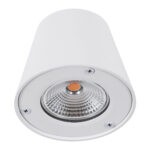 GLOBOSTAR® GARDENIA 60797 Μοντέρνο Φωτιστικό Τοίχου - Απλίκα LED 7W 700lm 60° AC 220-240V Αδιάβροχο IP65 Θερμό Λευκό 2700K - Bridgelux COB Chip & TÜV SÜD Driver - Λευκό Ματ - Μ9.5 x Π13 x Υ7.7cm - 5 Χρόνια Εγγύηση - Image 4