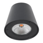 GLOBOSTAR® GARDENIA 60798 Μοντέρνο Φωτιστικό Τοίχου - Απλίκα LED 7W 700lm 60° AC 220-240V Αδιάβροχο IP65 Θερμό Λευκό 2700K - Bridgelux COB Chip & TÜV SÜD Driver - Γκρι Ανθρακί Ματ - Μ9.5 x Π13 x Υ7.7cm - 5 Χρόνια Εγγύηση - Image 4