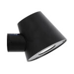 GLOBOSTAR® GARDENIA 60799 Μοντέρνο Φωτιστικό Τοίχου - Απλίκα LED 7W 700lm 60° AC 220-240V Αδιάβροχο IP65 Θερμό Λευκό 2700K - Bridgelux COB Chip & TÜV SÜD Driver - Μαύρο Ματ - Μ9.5 x Π13 x Υ7.7cm - 5 Χρόνια Εγγύηση - Image 4