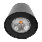 GLOBOSTAR® GARDENIA 60799 Μοντέρνο Φωτιστικό Τοίχου - Απλίκα LED 7W 700lm 60° AC 220-240V Αδιάβροχο IP65 Θερμό Λευκό 2700K - Bridgelux COB Chip & TÜV SÜD Driver - Μαύρο Ματ - Μ9.5 x Π13 x Υ7.7cm - 5 Χρόνια Εγγύηση - Image 6