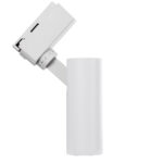 GloboStar® LUGANO 60802 Μονοφασικό Φωτιστικό Σποτ Ράγας LED 10W 1200lm 36° Acrylic HQ LENS AC 220-240V IP20 Φ4.5 x Υ18cm Θερμό Λευκό 2700K - EUROTRACK® System 1L+1N - Λευκό - Bridgelux Chip - TÜV Certified Driver - 5 Χρόνια Εγγύηση - Image 5