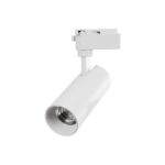 GLOBOSTAR® LUGANO 60808 Μονοφασικό Σποτ Ράγας LED 20W 2400lm 36° AC 220-240V IP20 Θερμό Λευκό 2700K - Bridgelux COB Chip & TÜV SÜD Driver - Eurotrack 1PH - Λευκό Ματ - Μ6.5 x Π6.5 x Υ20cm - 5 Χρόνια Εγγύηση - Image 3