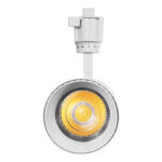 GLOBOSTAR® LUGANO 60814 Μονοφασικό Σποτ Ράγας LED 30W 3600lm 36° AC 220-240V IP20 Θερμό Λευκό 2700K - Bridgelux COB Chip & TÜV SÜD Driver - Eurotrack 1PH - Λευκό Ματ - Μ7.5 x Π7.5 x Υ22cm - 5 Χρόνια Εγγύηση - Image 6